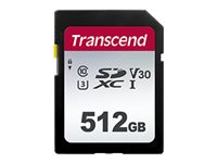 Transcend 300S - Carte mémoire flash - 128 Go - Video Class V30 / UHS-I U3 / Class10 - SDXC UHS-I TS128GSDC300S