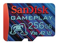 SanDisk GamePlay - Carte mémoire flash - 256 Go - A2 - microSDXC UHS-I SDSQXAV-256G-GN6XN