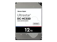 WD Ultrastar DC HC520 HUH721212ALE604 - Disque dur - 12 To - interne - 3.5" - SATA 6Gb/s - 7200 tours/min - mémoire tampon : 256 Mo 0F30146