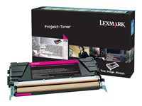 Lexmark - Magenta - original - cartouche de toner Entreprise Lexmark - pour Lexmark C748de, C748dte, C748e C748H3MG