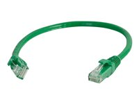 C2G Cat6 Booted Unshielded (UTP) Network Patch Cable - Cordon de raccordement - RJ-45 (M) pour RJ-45 (M) - 2 m - UTP - CAT 6 - moulé, sans crochet, bloqué - vert 83428