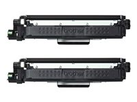 Brother TN247BK TWIN - Pack de 2 - à rendement élevé - noir - original - cartouche de toner - pour Brother DCP-L3510, L3517, L3550, HL-L3270, L3290, MFC-L3710, L3730, L3750, L3770 TN247BKTWIN