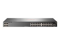 HPE Aruba 2930F 24G 4SFP+ - Commutateur - C3 - Géré - 24 x 10/100/1000 + 4 x 1 gigabit/10 gigabit SFP+ (liaison montante) - Montable sur rack JL253A#ABB