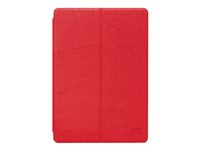 Mobilis Origine - Étui à rabat pour tablette - imitation cuir - rouge - pour Apple 9.7-inch iPad (5ème génération) 042045