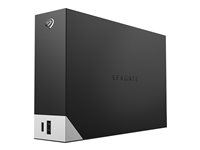 Seagate One Touch with hub STLC10000400 - Disque dur - 10 To - externe (de bureau) - USB 3.0 - noir - avec Seagate Rescue Data Recovery STLC10000400