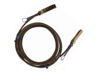 NVIDIA - Câble à attache directe - QSFP (M) pour QSFP (M) - 3 m - 7.4 mm 980-9I668-00B003