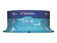 Verbatim CD-R Extra Protection - 25 x CD-R - 700 Mo 52x - spindle 43432