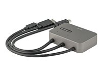 StarTech.com Adaptateur MultiPorts 3-en-1 vers HDMI - Convertisseur USB-C 4K 60Hz , HDMI/mDP vers HDMI pour Salles de Conférences - Adaptateur Digital AV Video Écrans/Affichages HDMI (CDPHDMDP2HD) - Adaptateur vidéo - HDMI, Mini DisplayPort, 24 pin USB-C mâle pour HDMI, Micro-USB de type B (alimentation uniquement) femelle - noir - support pour 4K60Hz (3840 x 2160) CDPHDMDP2HD