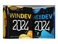 WINDEV Mobile, WEBDEV 2024 - (v. 28) - version boîte - 1 développeur - Win - français WBM29