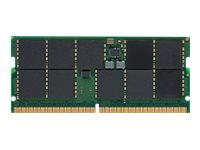 Kingston - DDR5 - module - 16 Go - SO DIMM 262 broches - 4800 MHz / PC5-38400 - CL40 - 1.1 V - mémoire sans tampon - on-die ECC KSM48T40BS8KM-16HM