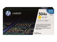 HP 504A - Cartouche de toner - 1 x jaune - 7000 pages - pour Color LaserJet CM3530 MFP, CM3530fs MFP, CP3525, CP3525dn, CP3525n, CP3525x CE252A?LIMAGRAIN