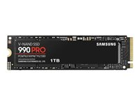 Samsung 990 PRO MZ-V9P1T0BW - SSD - chiffré - 1 To - interne - M.2 2280 - PCIe 4.0 x4 (NVMe) - AES 256 bits - TCG Opal Encryption 2.0 MZ-V9P1T0BW