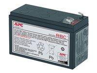 Cartouche de batterie de rechange APC #17 - Batterie d'onduleur - 1 x batterie - Acide de plomb - noir - pour P/N: BE850G2, BE850G2-CP, BE850G2-FR, BE850G2-IT, BE850G2-SP, BVN900M1, BVN950M2 RBC17