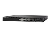 Cisco Catalyst 3650-24TS-S - Commutateur - C3 - Géré - 24 x 10/100/1000 + 4 x SFP - de bureau, Montable sur rack WS-C3650-24TS-S