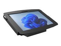 Compulocks Surface Pro 8-9 Support Tablette / Ecran Capsule VESA avec boîtier Space - Pied - angle de vision de 25° - pour tablette - capsule de salle de conférence AV de surface - verrouillable - acier de haute qualité, aluminium de haute qualité - noir - Taille d'écran : 13" - montable sur mur, dessus de comptoir, position indépendante - pour Microsoft Surface Pro 8, Pro 9 341B580SPSB
