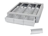 Ergotron Supplemental Storage Drawer, Triple - Composant de montage (module à tiroirs) - gris, blanc 97-864