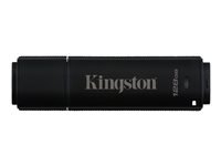 Kingston DataTraveler 4000 G2 prêt pour la gestion - Clé USB - chiffré - 128 Go - USB 3.0 - FIPS 140-2 Level 3 - Conformité TAA DT4000G2DM/128GB