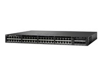 Cisco Catalyst 3650-48FD-L - Commutateur - Géré - 48 x 10/100/1000 (PoE+) + 2 x 10 Gigabit SFP+ - de bureau, Montable sur rack - PoE+ (775 W) WS-C3650-48FD-L