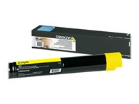 Lexmark - À rendement extrêmement élevé - jaune - original - cartouche de toner LCCP - pour Lexmark C950DE, C950dte C950X2YG