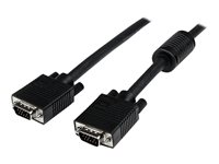 StarTech.com Câble VGA coaxial de 25 m HD15 pour écran haute résolution - M/M - Câble VGA - HD-15 (VGA) (M) pour HD-15 (VGA) (M) - 25 m - moulé - noir MXTMMHQ25M