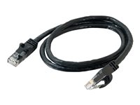 C2G Cat6 Booted Unshielded (UTP) Network Patch Cable - Cordon de raccordement - RJ-45 (M) pour RJ-45 (M) - 15 m - UTP - CAT 6 - moulé, sans crochet, bloqué - noir 83413