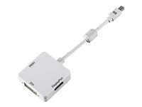 DLH - Adaptateur vidéo - Mini DisplayPort mâle pour HDMI, DVI, DisplayPort femelle - 15 cm - support pour 4K30Hz DY-TU4534W