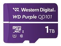 WD Purple WDD100T1P0C - Carte mémoire flash - 1 To - UHS-I U1 / Class10 - micro SDXC - violet WDD100T1P0C