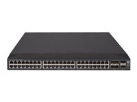 HPE FlexFabric 5700-48G-4XG-2QSFP+ - Commutateur - C3 - Géré - 48 x 10/100/1000 + 4 x 10 Gigabit Ethernet SFP+ / 1 Gigabit Ethernet SFP+ + 2 x QSFP+ 40 Gibabit (voie montante) - Montable sur rack JG894A