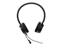 Jabra Evolve 20 UC stereo - Micro-casque - sur-oreille - filaire - USB-C - isolation acoustique 4999-829-289