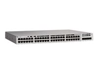 Cisco Catalyst 9200L - Network Advantage - commutateur - C3 - Géré - 12 x 100/1000/2.5G/5G/10GBase-T + 36 x 10/100/1000 (PoE+) + 4 x 10 Gigabit Ethernet - Montable sur rack - PoE+ (740 W) C9200L-48PXG-4X-A