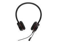 Jabra Evolve 30 II MS stereo - Micro-casque - sur-oreille - filaire - USB, jack 3,5mm - Certifié pour Skype for Business 5399-823-309