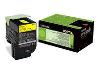 Lexmark 802Y - Jaune - original - cartouche de toner LCCP, LRP - pour Lexmark CX310dn, CX310n, CX410de, CX410dte, CX410e, CX510de, CX510dhe, CX510dthe 80C20Y0