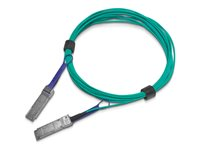 NVIDIA - Câble d'attache directe 100GBase - QSFP pour QSFP - 5 m - fibre optique - sans halogène, actif 980-9I13X-00C005