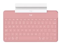 Logitech Keys-To-Go - Clavier - Bluetooth - QWERTY - Pan Nordic - rose blush - pour Apple iPad/iPhone/TV 920-010051