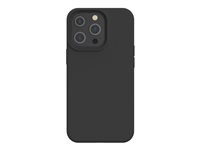 BIGBEN Connected Hard Case - Coque de protection pour téléphone portable - silicone doux au toucher - noir - pour Apple iPhone 13 Pro Max COVSOFTIP1367B