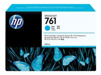 HP 761 - 400 ml - cyan - original - DesignJet - cartouche d'encre - pour DesignJet T7100, T7200 Production Printer CM994A