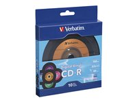 Verbatim Digital Vinyl CD-R - 10 x CD-R - 700 Mo (80 min) 52x - boîtier rigide 97935