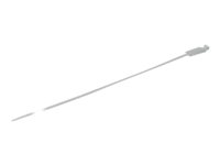 MCL Samar - Attache-câbles avec porte-étiquette - 27 cm - naturel (pack de 100) 9SC/M46-27