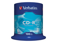 Verbatim - 100 x CD-R - 700 Mo (80 min) 52x - spindle 43411