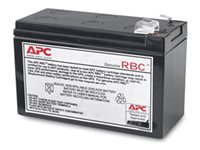 Cartouche de batterie de rechange APC #114 - Batterie d'onduleur - 60 VA - 1 x batterie - Acide de plomb - noir - pour P/N: BE450G, BE450G-CN, BE450G-LM, BN4001, BR500CI-IN, BR500CI-RS, BX500CI APCRBC114