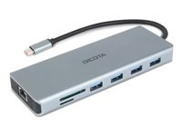 DICOTA - Station d'accueil - USB-C - HDMI, DP - 1GbE D32065