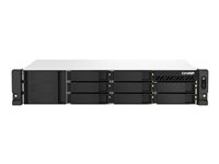 QNAP TS-864eU - Serveur NAS - 8 Baies - rack-montable - SATA 6Gb/s - RAID RAID 0, 1, 5, 6, 10, 50, JBOD, 60 - RAM 8 Go - Gigabit Ethernet / 2.5 Gigabit Ethernet - iSCSI support - 2U TS-864EU-8G