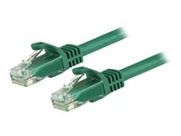 StarTech.com 7.5m CAT6 Ethernet Cable, 10 Gigabit Snagless RJ45 650MHz 100W PoE Patch Cord, CAT 6 10GbE UTP Network Cable w/Strain Relief, Green, Fluke Tested/Wiring is UL Certified/TIA - Category 6 - 24AWG (N6PATC750CMGN) - Cordon de raccordement - RJ-45 (M) pour RJ-45 (M) - 7.5 m - UTP - CAT 6 - sans crochet - vert N6PATC750CMGN