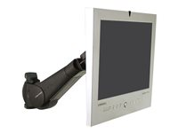 Ergotron 400 Series - Kit de montage (bras pour moniteur) - pour moniteur - noir - Taille d'écran : jusqu'à 24 pouces - montable sur mur 45-007-085