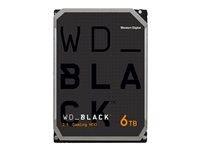 WD_BLACK WD6004FZWX - Disque dur - 6 To - interne - 3.5" - SATA 6Gb/s - 7200 tours/min - mémoire tampon : 128 Mo WD6004FZWX