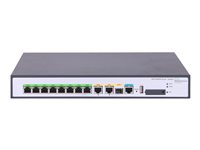 HPE FlexNetwork MSR958 PoE - Routeur commutateur 8 ports - 1GbE - ports WAN : 2 - Montable sur rack JH301A#ABB