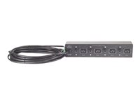 PDU en rack de base APC - Unité de distribution d'alimentation (rack-montable) - CA 230 V - entrée : câble - connecteurs de sortie : 4 (IEC 60320 C19) - 2U - 19" - 8.5 m cordon - noir - pour P/N: SCL400RMJ1U, SCL500RMI1UC, SCL500RMI1UNC, SMTL1000RMI2UC, SMTL750RMI2UC AP7585