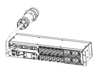 Eaton ePDU G3 Entrée mesurée - Unité de distribution secteur (rack-montable) - CA 230 V - triphasé - Ethernet 10/100, RS-232 - entrée : IEC 60309 32A - connecteurs de sortie : 16 (power IEC 60320 C13, IEC 60320 C19) - 2U - 3 m cordon EMIH06
