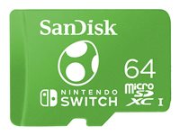 SanDisk Nintendo Switch - Carte mémoire flash - 64 Go - microSDXC UHS-I SDSQXAO-064G-GN6ZN