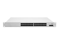 Cisco Meraki Cloud Managed Ethernet Aggregation Switch MS425-32 - Commutateur - Géré - 24 x 10 Gigabit SFP+ + 2 x QSFP+ 40 Gibabit (voie montante) - flux d'air de l'avant vers l'arrière - Montable sur rack MS425-32-HW